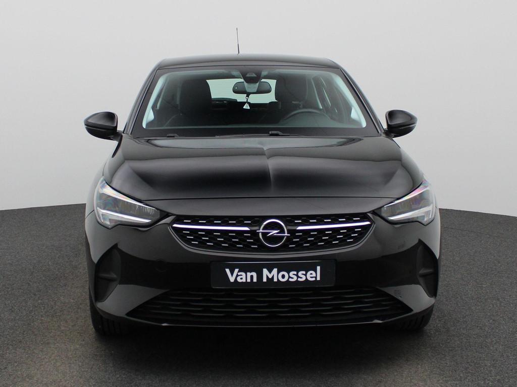 Opel Corsa-e Elegance 50 kWh WARMTEPOMP | CARPLAY | LED, Auto's, Opel, Stof, Gebruikt, Zwart, 136 pk
