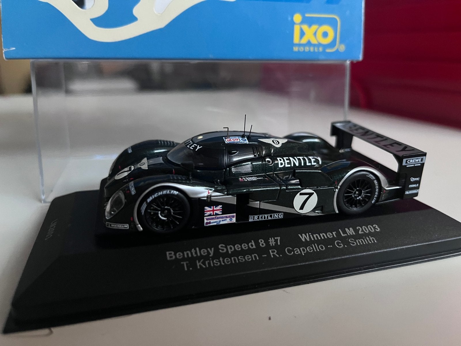 1/43 Bentley Speed 8 vainqueur des 24H du Mans 2003 IXO, Ophalen, Gebruikt, Auto