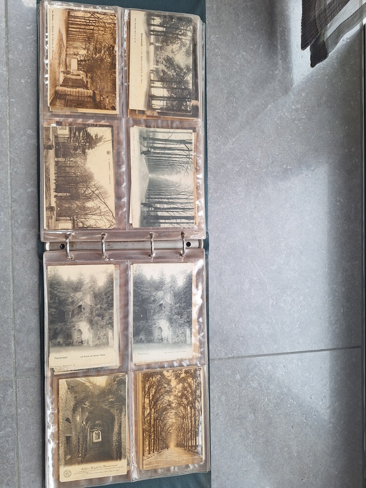 232 oude postkaarten uit Mariemont., Ophalen of Verzenden