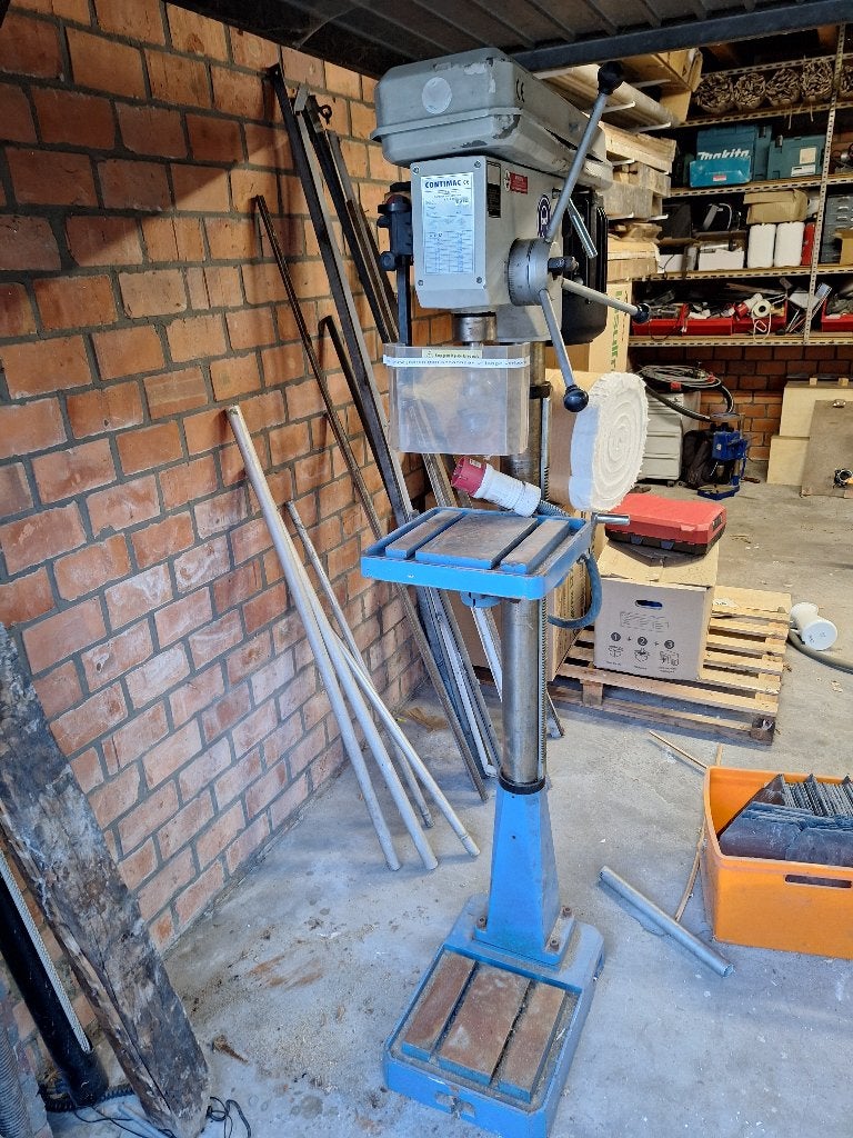 Contimac SB 20 F Kolomboormachine Kolomboor – 400V, Bricolage & Construction, Enlèvement, Utilisé, Foreuse sur colonne, 400 à 600 watts