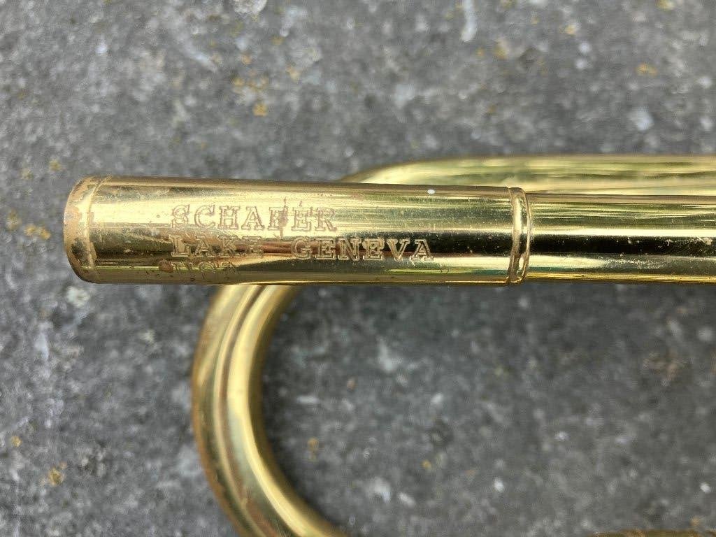 Trompette DEG, Musique & Instruments, Enlèvement, Utilisé, Trompette en si bémol