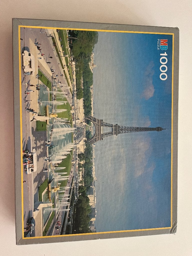 Puzzel Parijs 1000 stukken, Ophalen, 500 t/m 1500 stukjes, Gebruikt, Legpuzzel