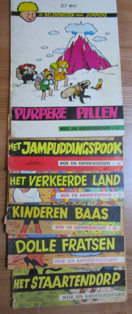 Bandes dessinées Jommeke, Plusieurs BD, Enlèvement ou Envoi, Utilisé, Jef Nijs