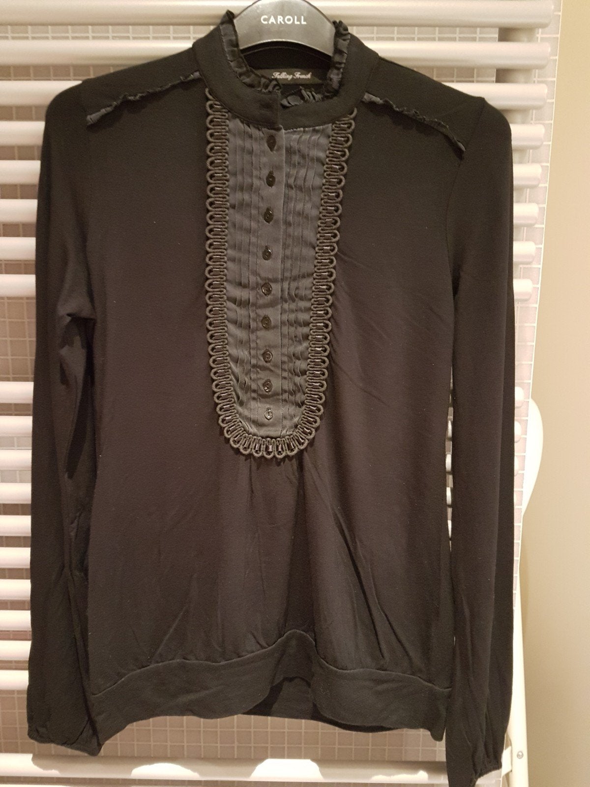 Top noir à manches longues Talking French taille S, Vêtements | Femmes, Tops, Talking French, Enlèvement ou Envoi, Taille 36 (S)