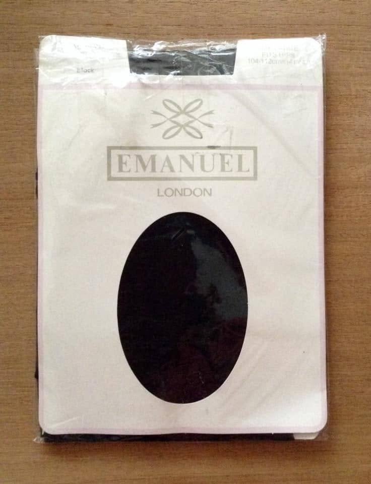 Emanuel London Shadow T.l. Vintage maillots, Zwart, Nieuw, Ophalen of Verzenden, Maat 44/46 (L)