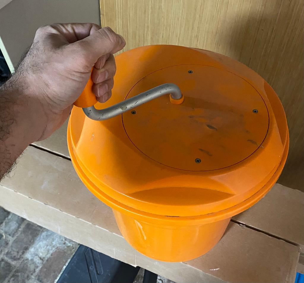 Slacentrifuge, Ophalen, Gebruikt, Wassen en Drogen