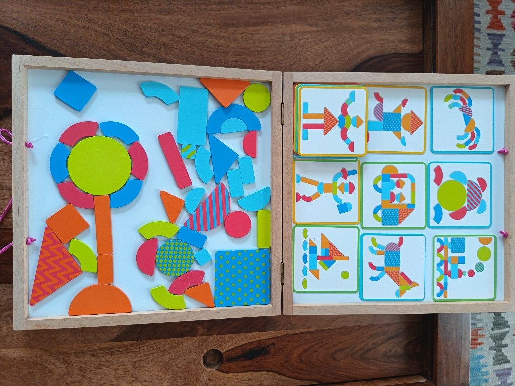 Djeco geoform koffer Zeer goede staat, Kinderen en Baby's, Speelgoed | Educatief en Creatief, Ophalen, Zo goed als nieuw