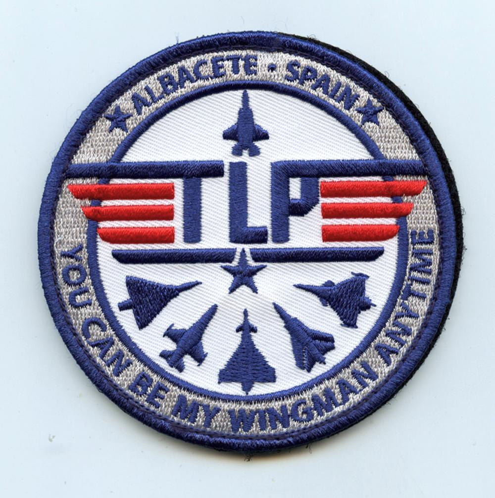 NATO Belgische luchtmacht patch TLP Wingman Albacete velcro, Envoi, Armée de l'air, Emblème ou Badge