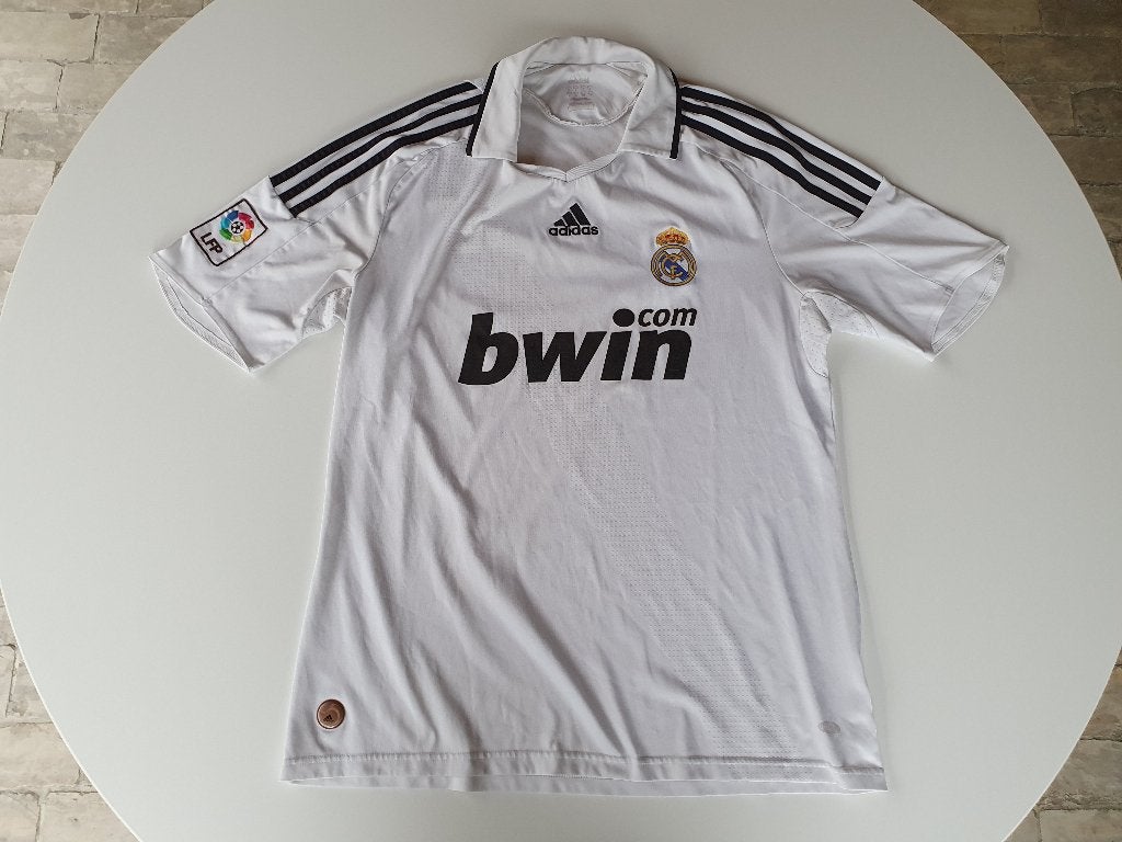 Voetbalshirt Real Madrid 2008-2009 (Adidas, L), Verzamelen, Sportartikelen en Voetbal, Ophalen of Verzenden, Gebruikt, Shirt