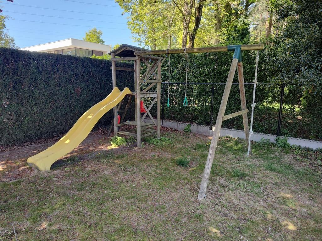 Schommel-glijbaan speeltuintje, Ophalen, Gebruikt, Schommel
