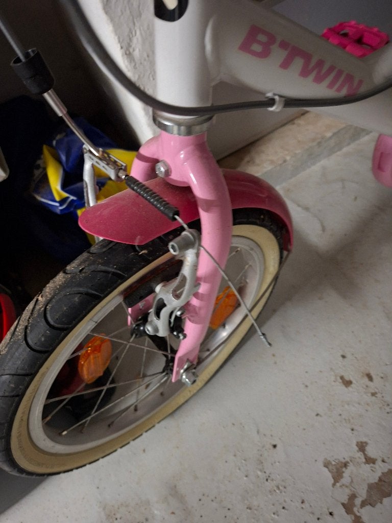 Meisjes kinderfiets, Fietsen en Brommers, Ophalen, Gebruikt, Zijwieltjes