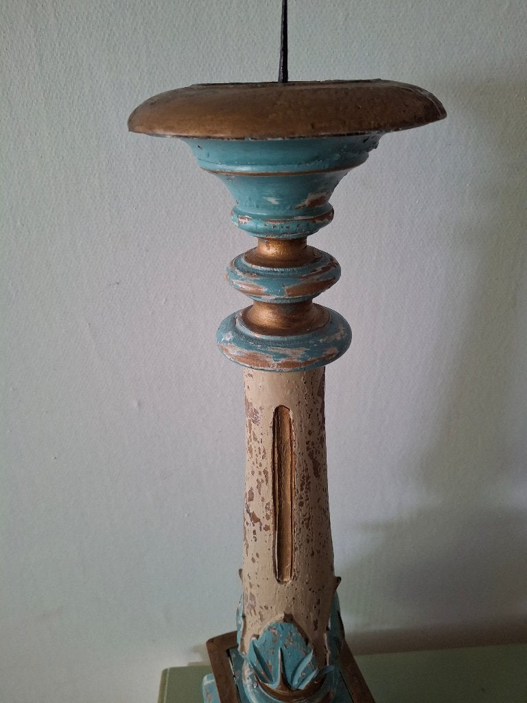 Kandelaar hout, Ophalen, Gebruikt, Meerkleurig, 61 cm