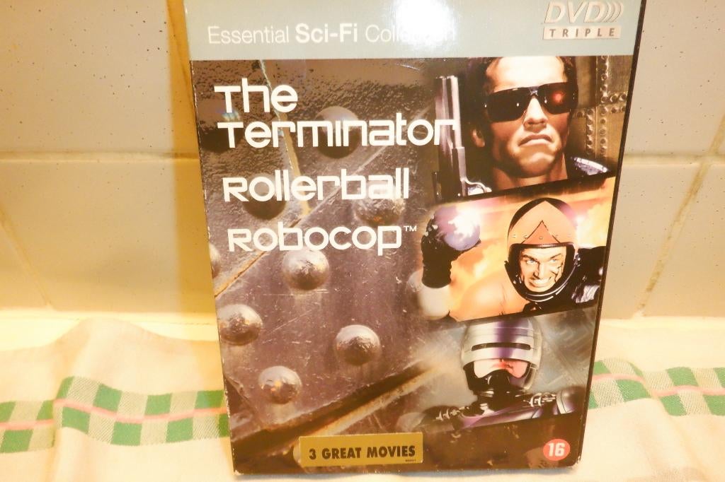 DVD Triple DVD BOX Actie/Sci/Fi.(3DVD'S), À partir de 16 ans, Envoi, Comme neuf, Action
