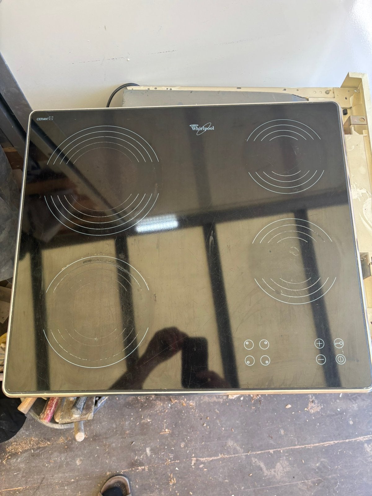 Table de cuisson Whirlpool, Electroménager, Enlèvement, Comme neuf, Encastré, 4 zones de cuisson