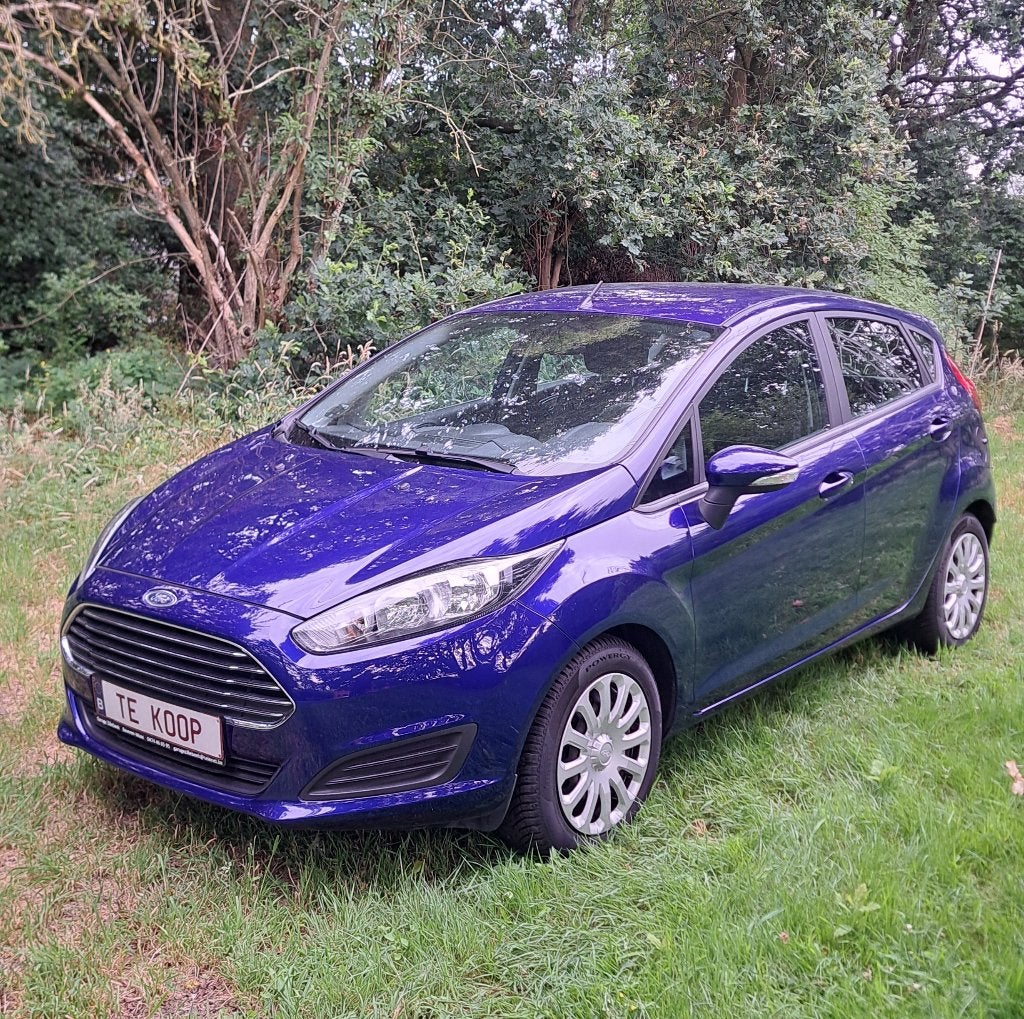 Ford Fiesta: 60.000km + airco +jaar garantie+groot nazicht!, Voorwielaandrijving, Euro 5, Stof, 4 cilinders