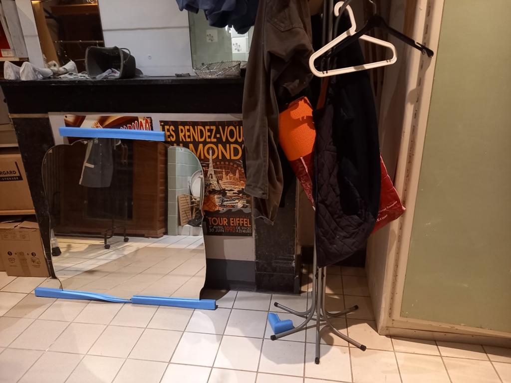 Miroir deco, Huis en Inrichting, Woonaccessoires | Spiegels, Ophalen, Zo goed als nieuw, 75 tot 100 cm, Minder dan 100 cm
