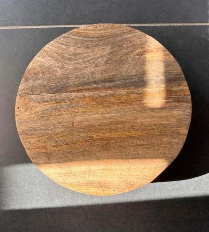 Decoratieblad van massief mangohout, Ophalen, Zo goed als nieuw, Hout