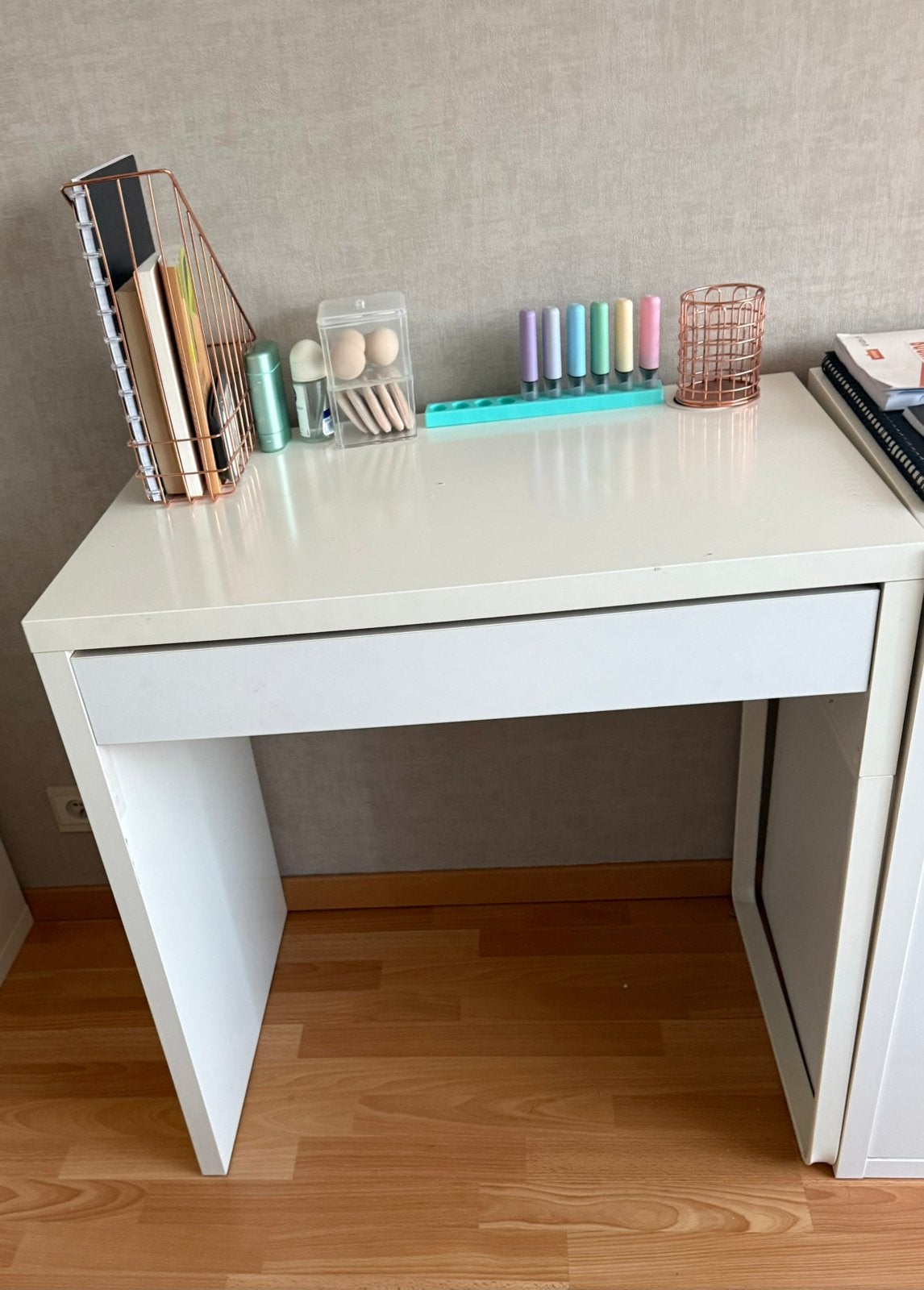 Bureau micke, Maison & Meubles, 73 cm, 50 cm, Enlèvement, Utilisé