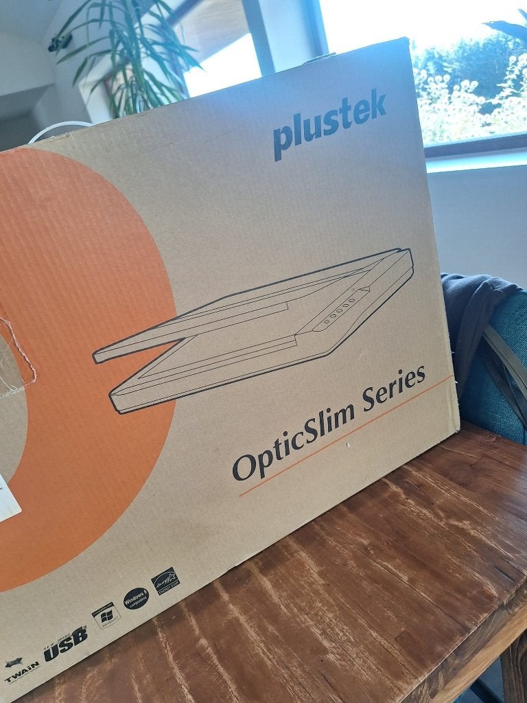 A3 scanner Plustek OpticSlim 1180 Flatbed 1200 x 1200DPI, Computers en Software, Scanners, Ophalen, Zo goed als nieuw, Documentscanner