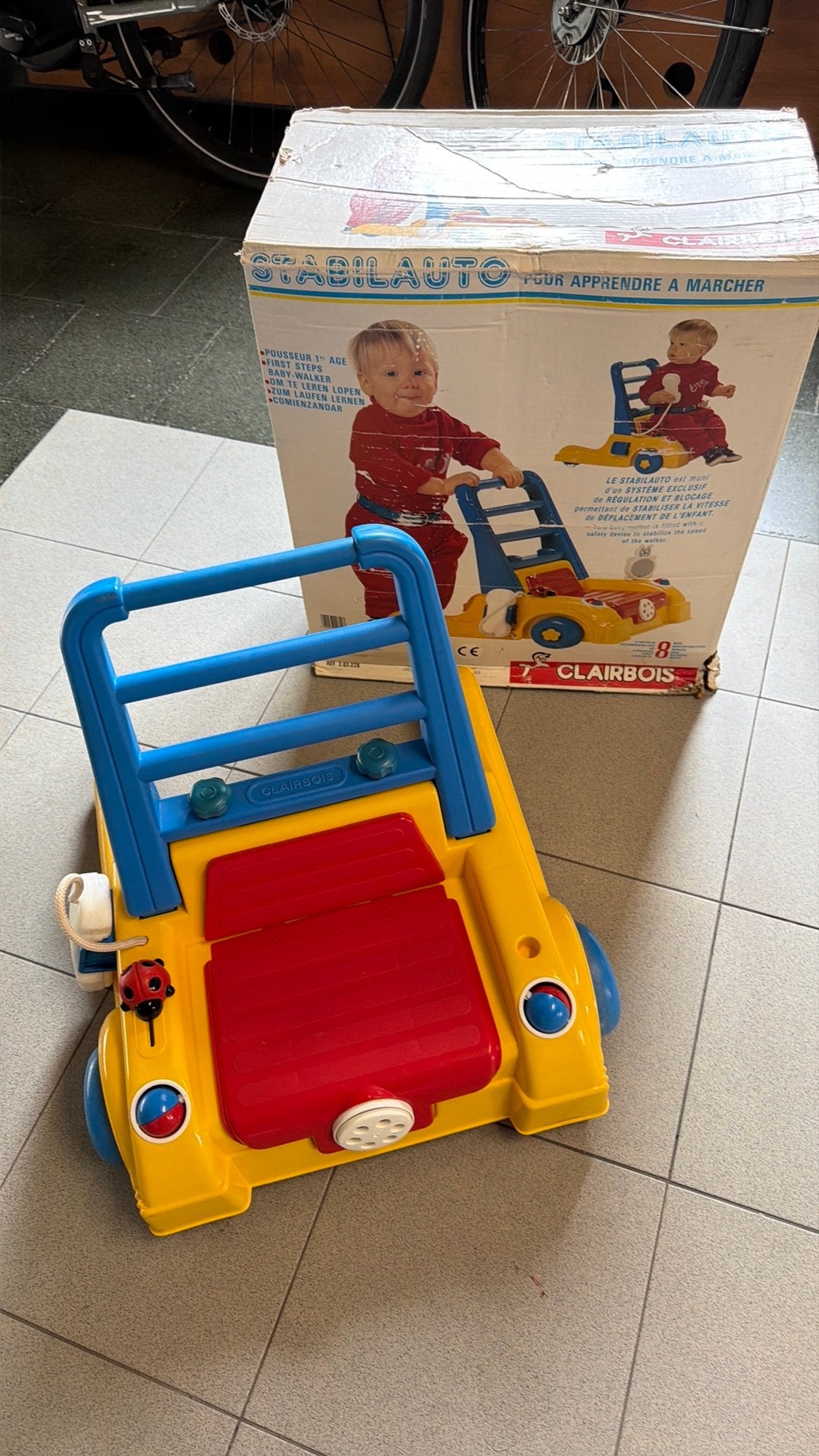 Baby loper, Enlèvement, Utilisé, Véhicule de marche