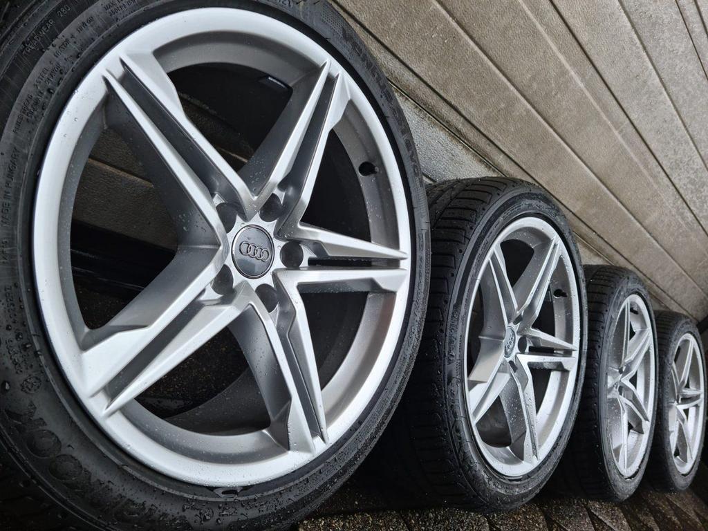 Org 18 inch Audi A5 S5 8F 8T A4 S4 B8 B9 velgen zomerbanden, Pneus et Jantes, 245 mm, Véhicule de tourisme, Pneus été