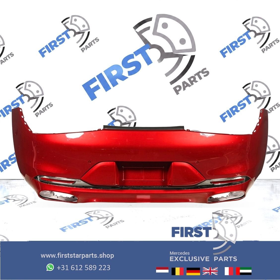 A2328808003 R232 SL43 SL55 SL63 AMG ACHTERBUMPER A2328852801