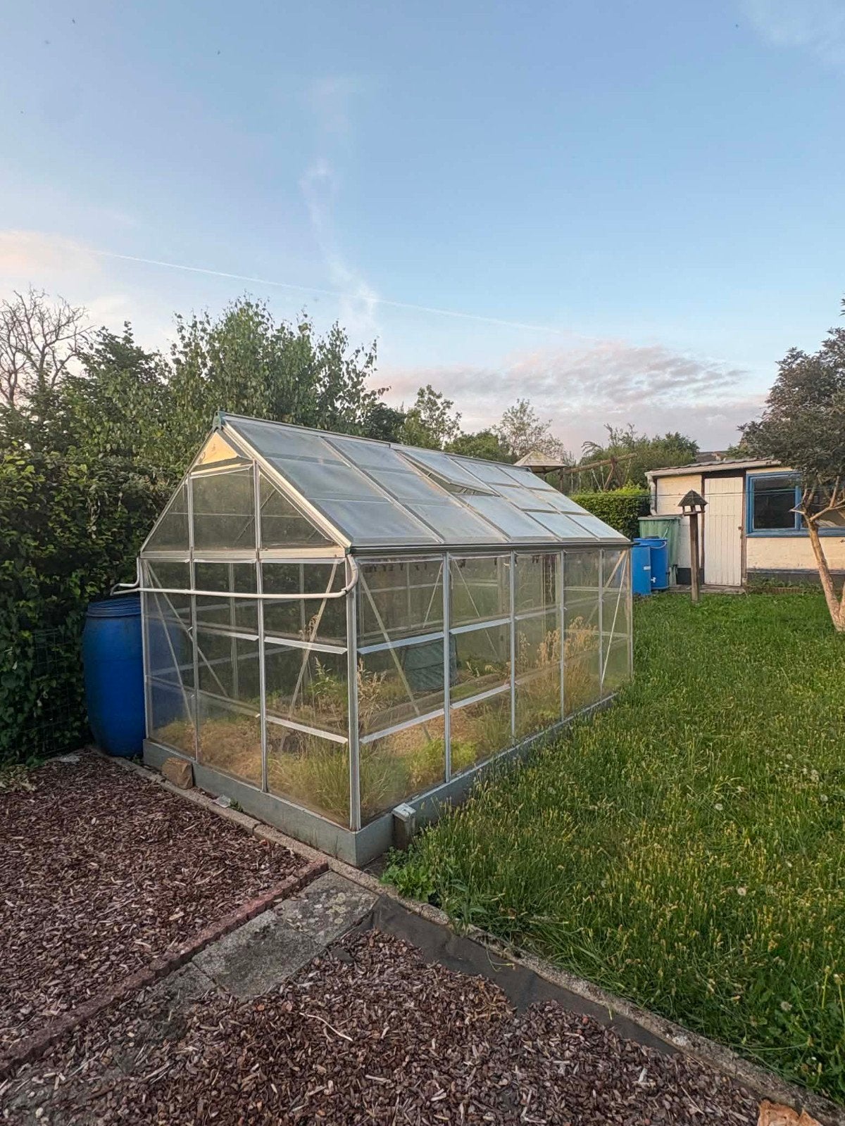 Serre en plexiglas, Tuin en Terras, Ophalen, Polycarbonaat, Aluminium, Kweekkas