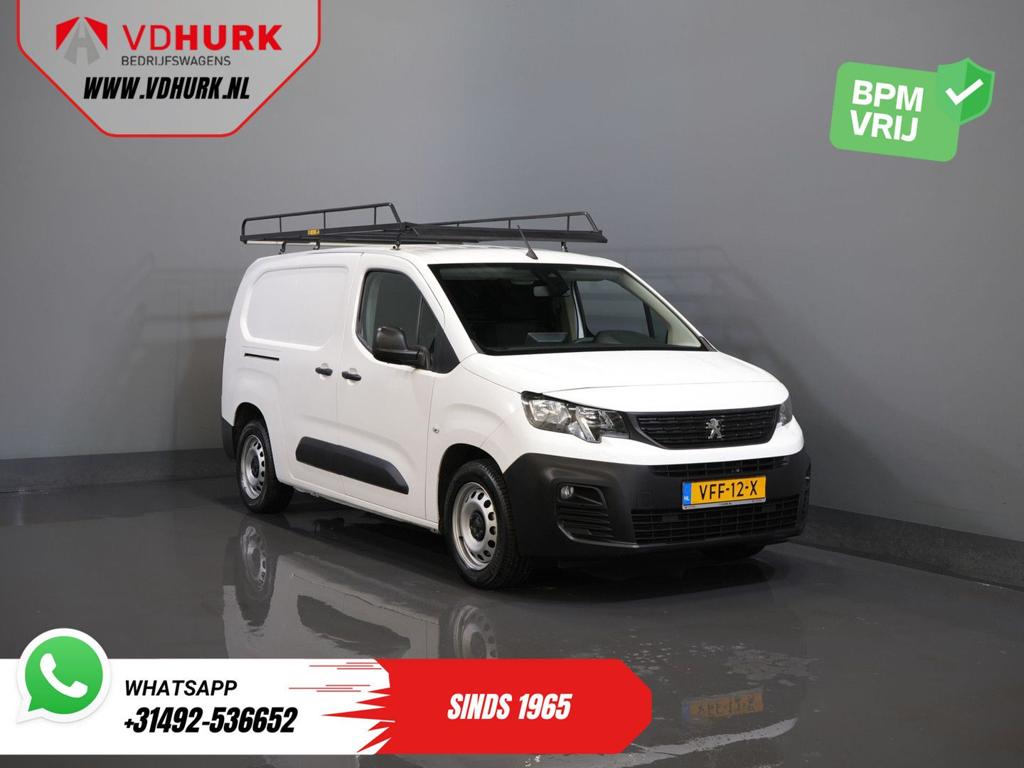 Peugeot Partner 1.5 HDI 130 pk Aut. L2 NL Auto/ 3Pers./ Carp, Automaat, Parkeersensor, Wit, Bedrijf