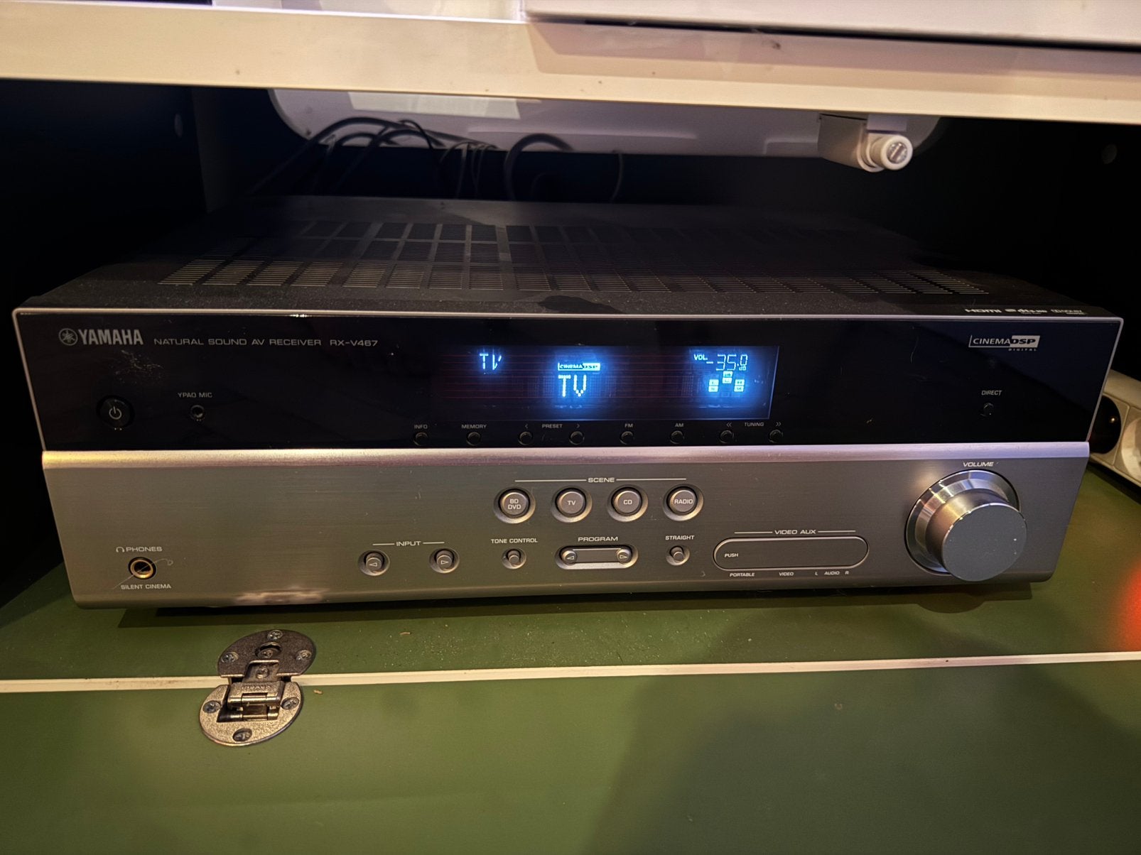 Amplificateur Audio-Vidéo Yamaha RX-V467 - Bon état, Yamaha, Enlèvement, Utilisé, 120 watts ou plus