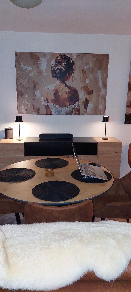 Table à manger extensible, Maison & Meubles, Neuf, 100 à 150 cm, Landelijk modern., Cinq personnes ou plus