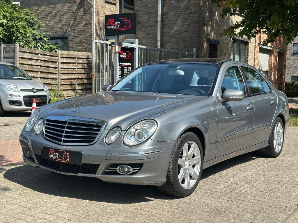 Mercedes E300 Bluetec - V6 - Avantgarde - Pano - weinig km, Autos, Cuir, Argent ou Gris, Achat, Entreprise