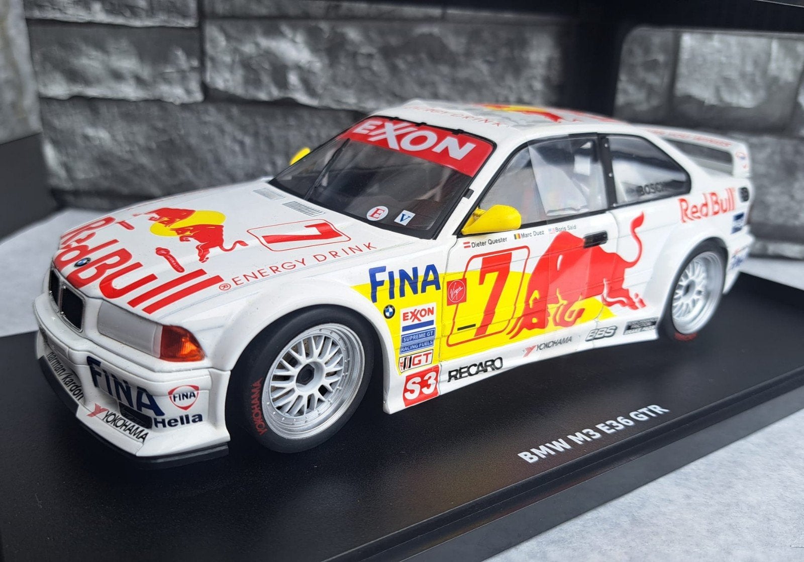 Bmw M3 E36 GTR 24H Daytona M.Duez 1/18éme, Overige merken, Auto, Nieuw, Ophalen of Verzenden