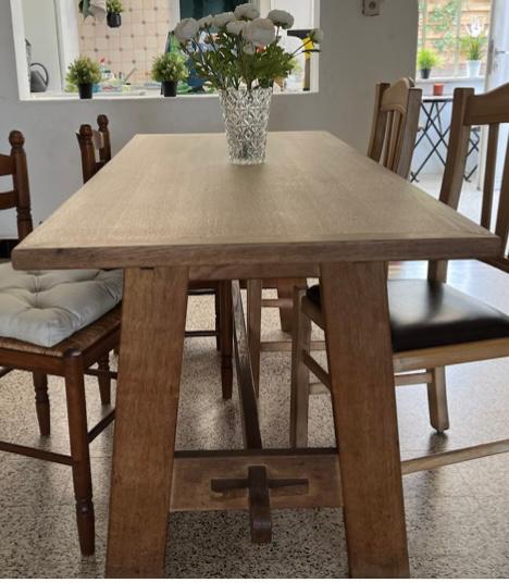 Table à manger, Maison & Meubles, 150 à 200 cm, Cinq personnes ou plus, Campagne, Enlèvement
