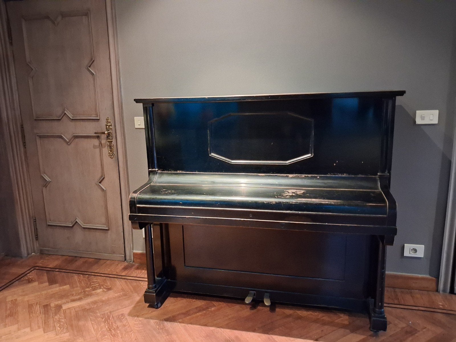 Piano, Musique & Instruments, Enlèvement, Utilisé, Noir, Piano