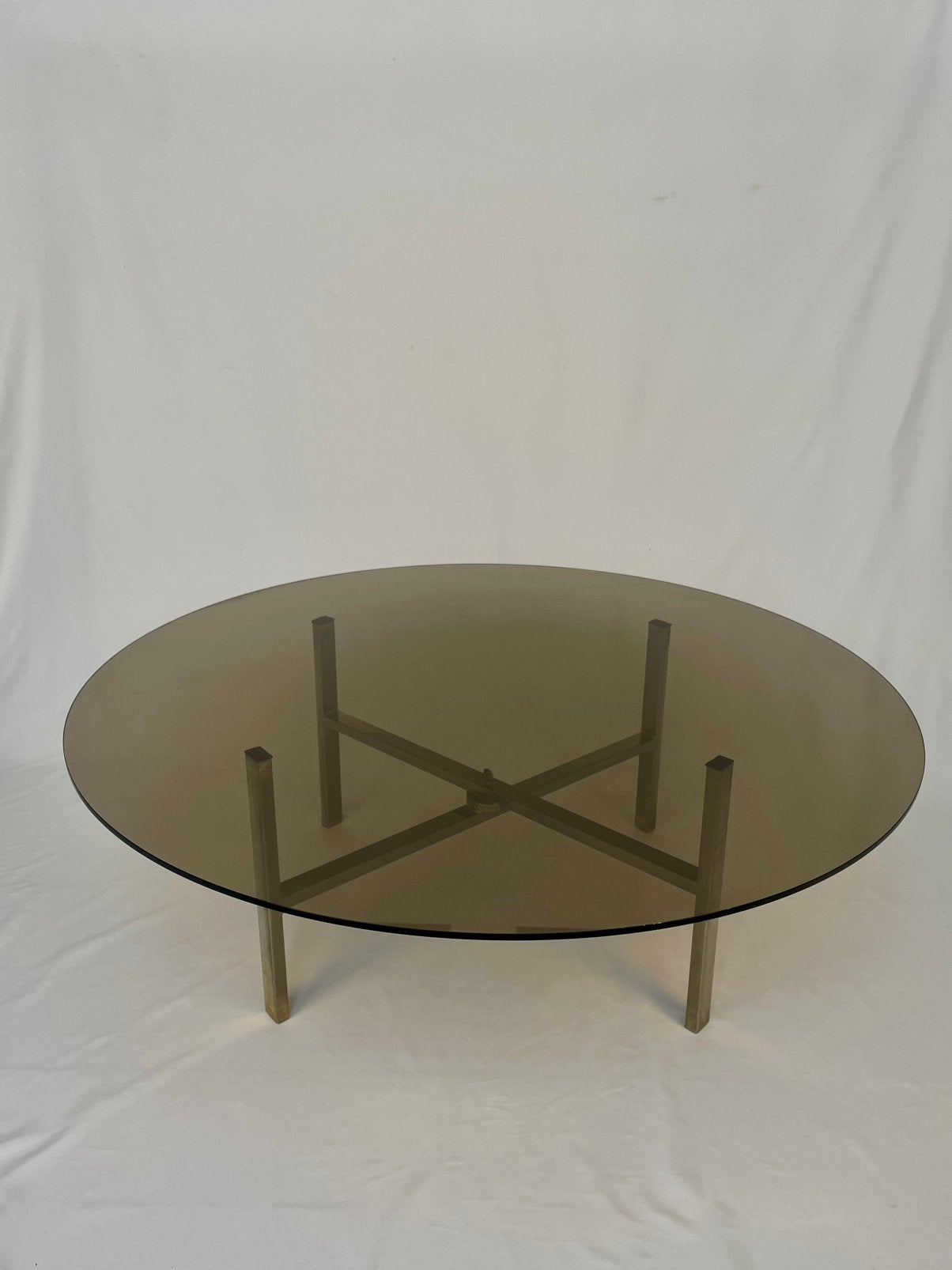 Smoked glass coffee table, Ophalen, Zo goed als nieuw