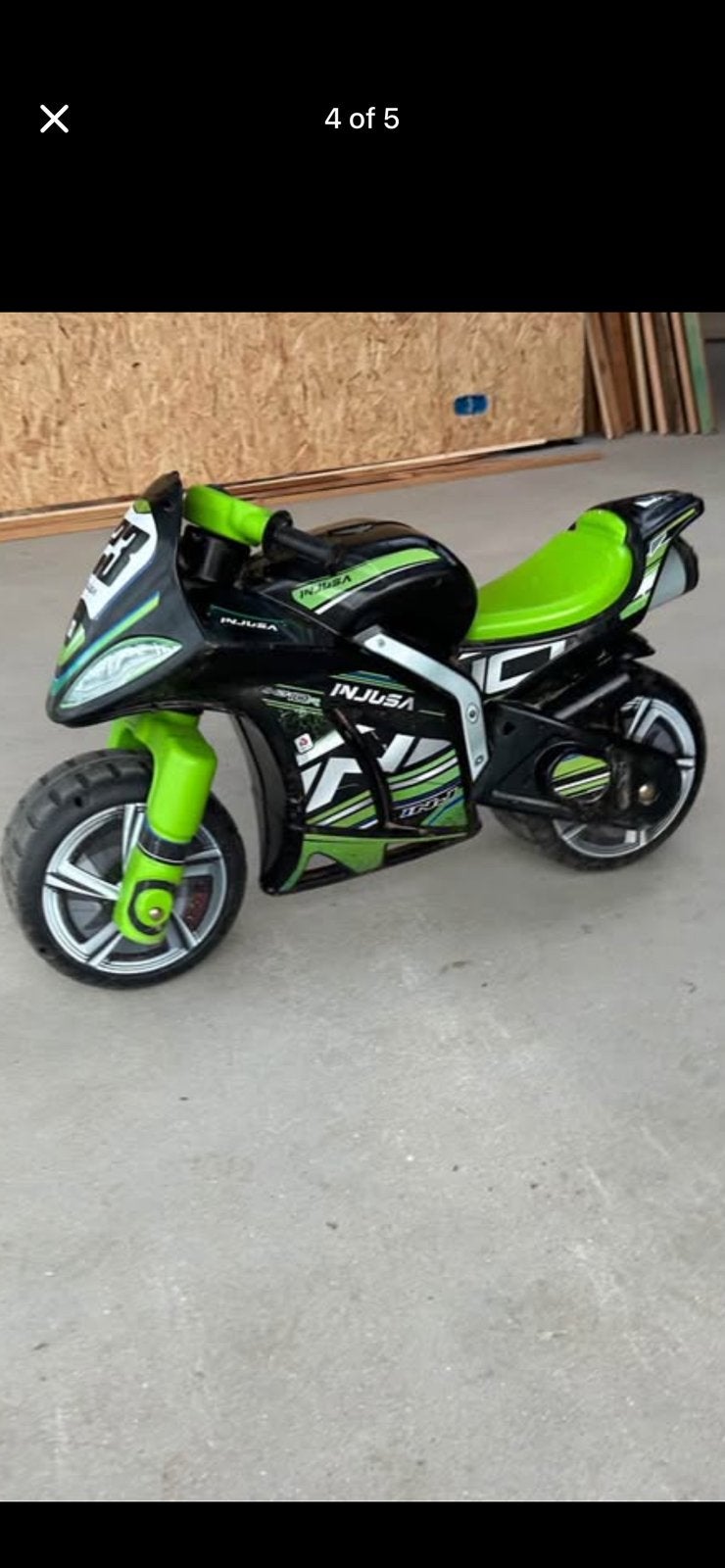 Motor speelgied, Ophalen, Zo goed als nieuw