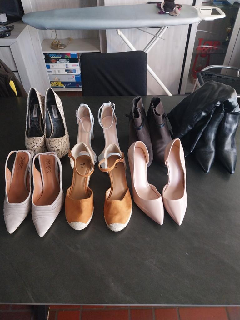 Verschillende dames hakken, Ophalen, Gedragen, Schoenen met hoge hakken