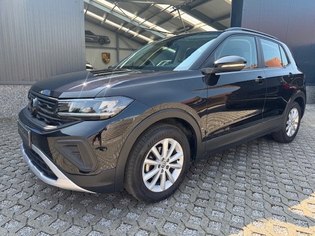 Volkswagen T-Cross 1.0 TSI Facelift 9000 km ! Apple CarPlay, Voorwielaandrijving, Gebruikt, 95 pk, Zwart