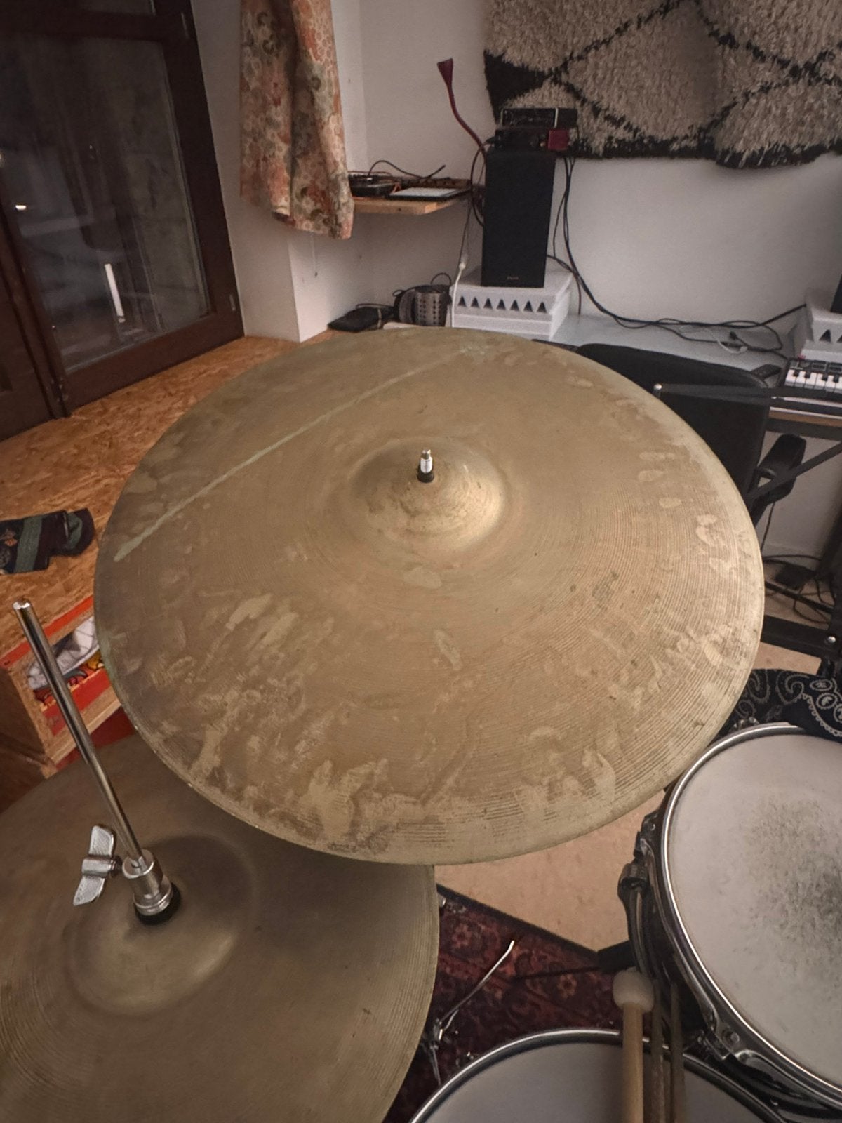 Vintage Romen by Meinl Ride 19,5” (1750g), Musique & Instruments, Enlèvement ou Envoi, Utilisé, Autres marques