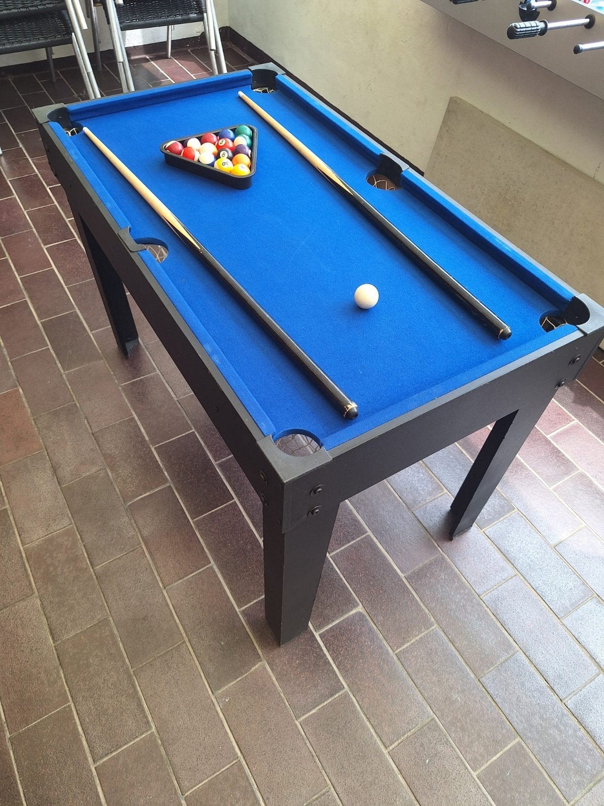 Table de billard et de football 2 en 1, Sports & Fitness, Enlèvement, Utilisé, Table de billard
