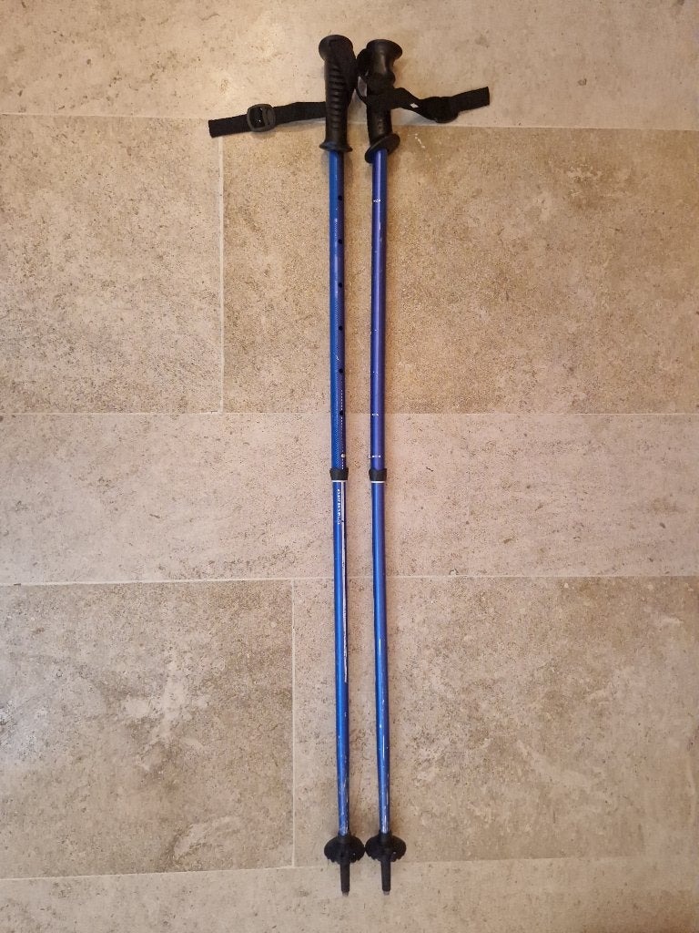 Bâtons de ski WEDZE réglables de 70 à 100 cm - Occasion, Autres marques, Enlèvement, Utilisé, Bâtons