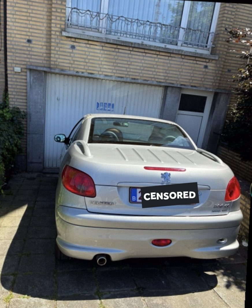 Peugeot 206CC Roland Garros 1.6i 60k km 1ste Eigenaar Cabrio, Cuir, Achat, Cabriolet, Boîte manuelle
