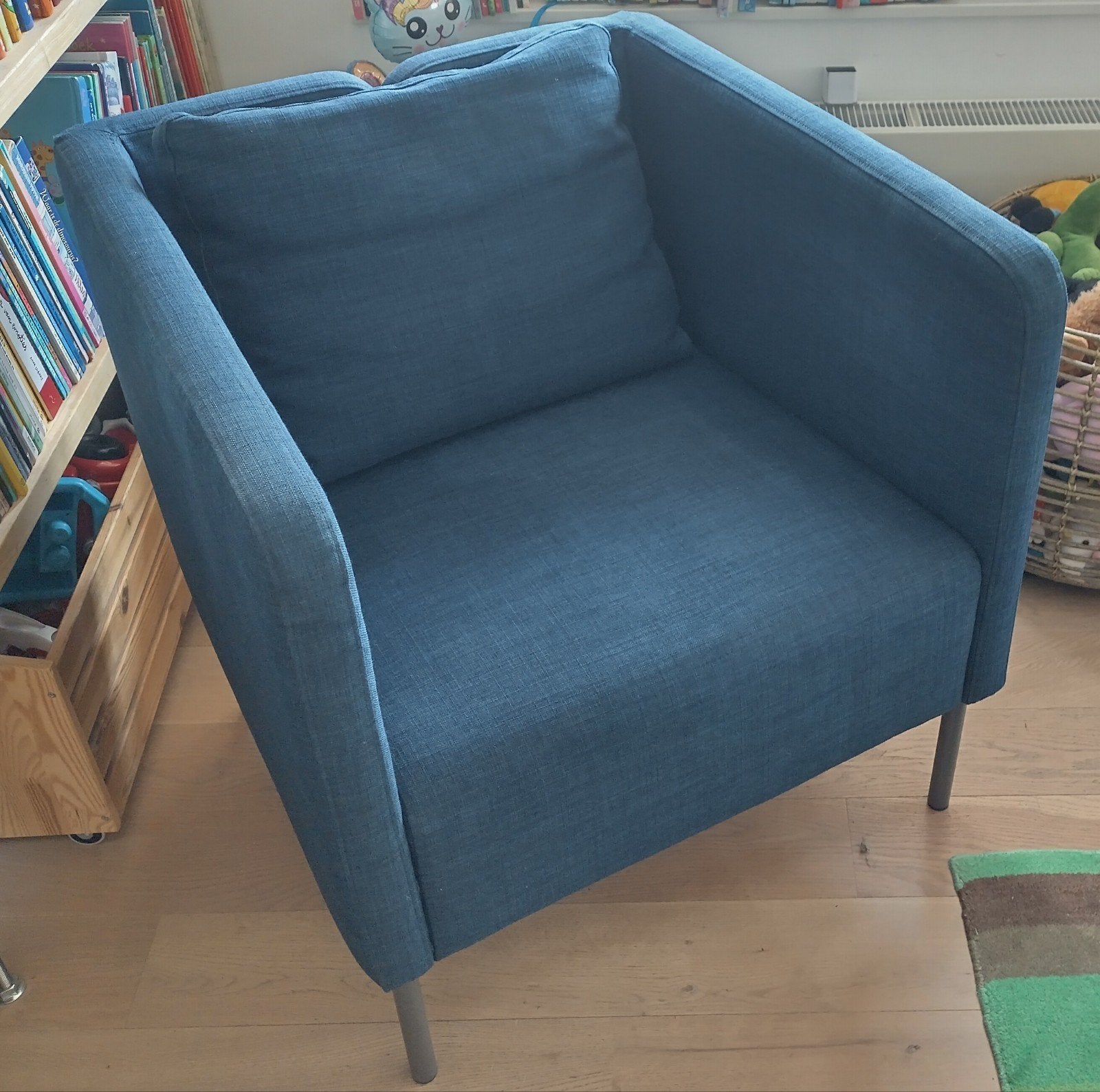 zetel - fauteuil (1 pers) - ekerö [Ikea], Huis en Inrichting, Fauteuils, Ophalen, Gebruikt, 75 tot 100 cm, Stof