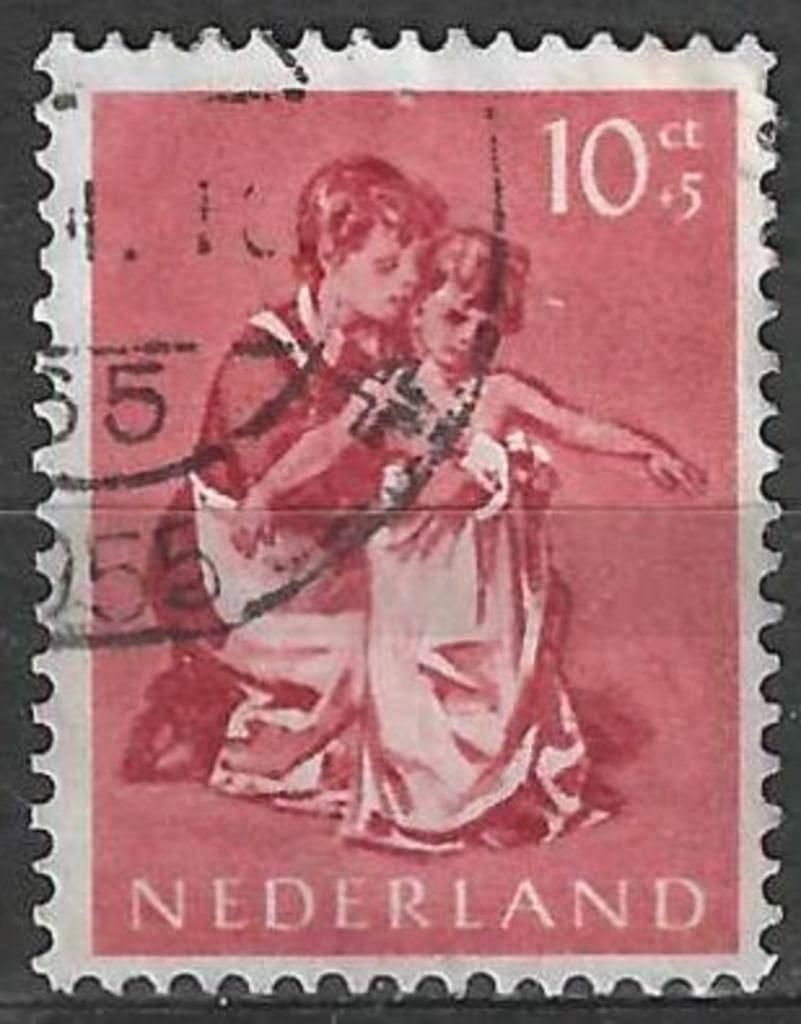Nederland 1954 - Yvert 629 - Werken voor Kinderen   (ST), Postzegels en Munten, Postzegels | Nederland, Verzenden, Gestempeld