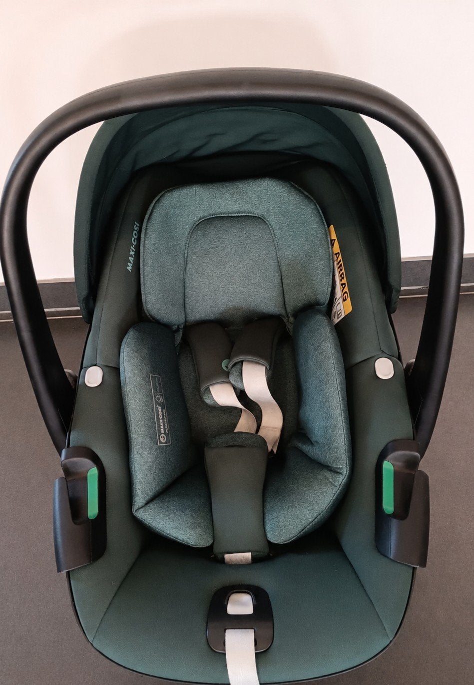Maxi cosi pebble pro 360 authentic green, Ophalen, Gebruikt, Maxi-Cosi, Autogordel of Isofix