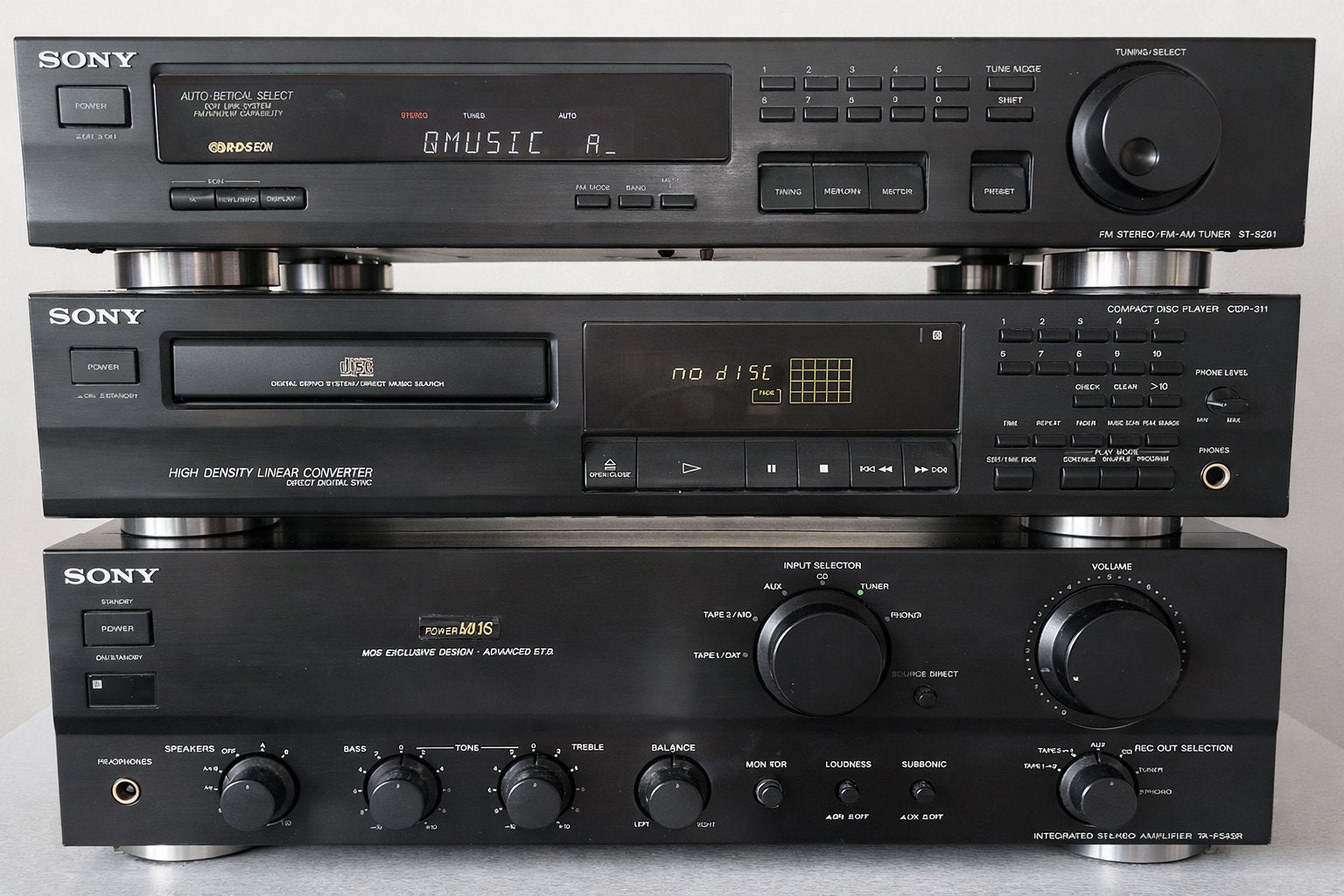 Sony hifi set met B&W luidsprekers topkwaliteit vintag audio, Audio, Tv en Foto, Ophalen, Zo goed als nieuw, Tuner of Radio, Sony