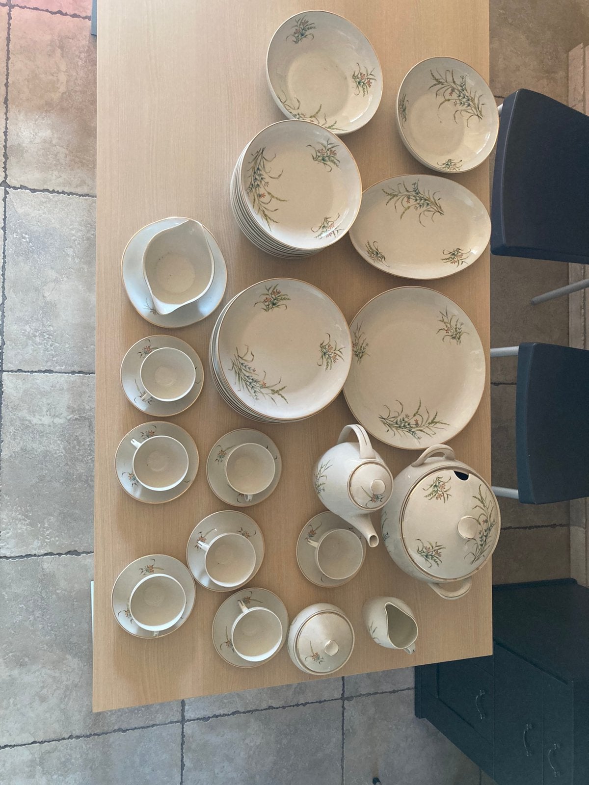 Eetservies-koffieservies, Huis en Inrichting, Ophalen, Gebruikt