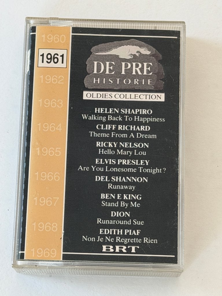 Various ‎– De Pre Historie 1961 (Cassette), Enlèvement ou Envoi, Originale, Utilisé, 1 cassette audio