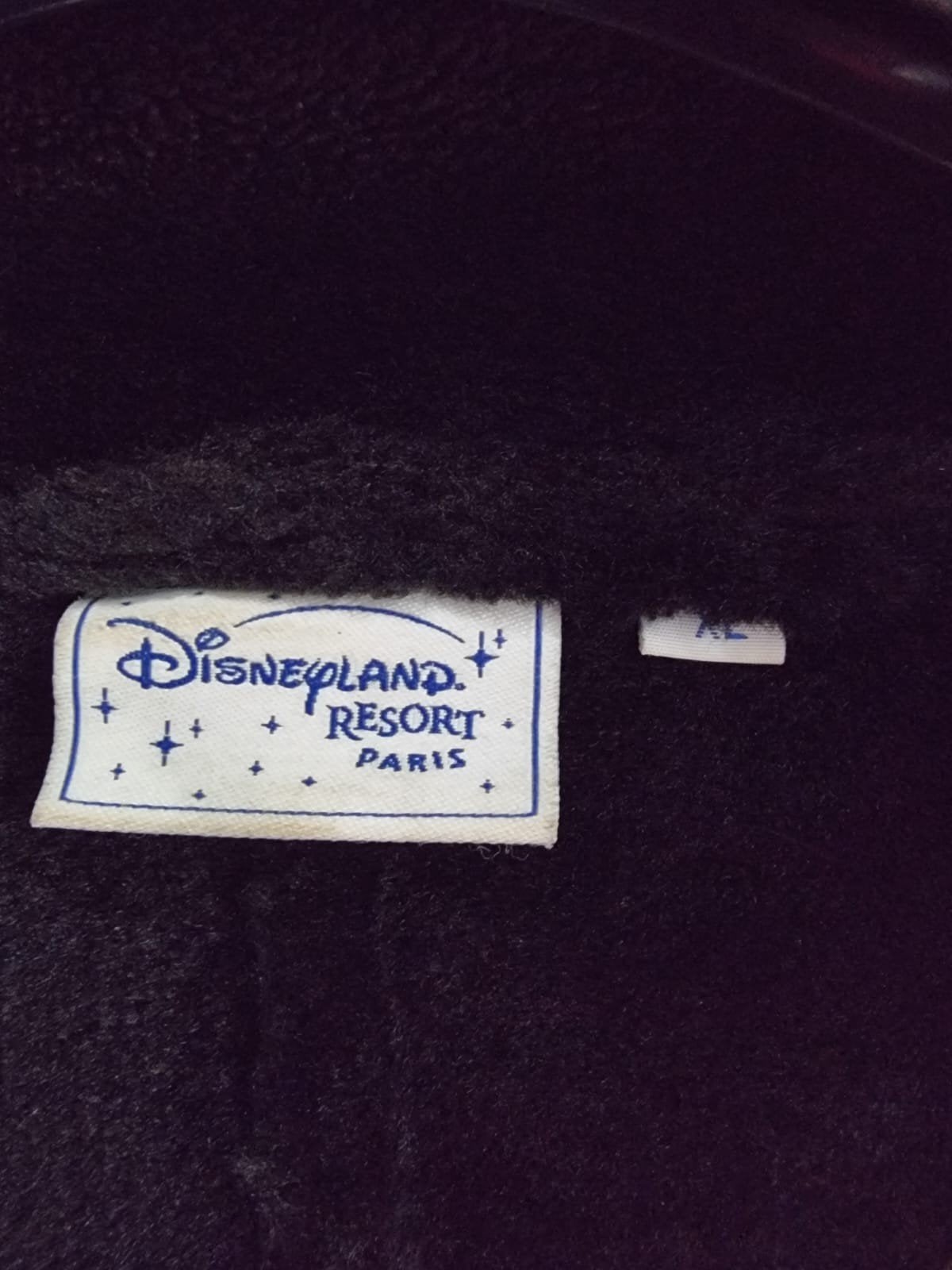 Disney zwarte suèdelook jas van Mickey Mouse met strass stee, Verzamelen, Ophalen, Disney, Mickey Mouse
