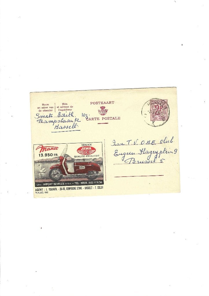 carte postale Publibel  1810, Collections, Cartes postales | Thème, Envoi, Affranchie